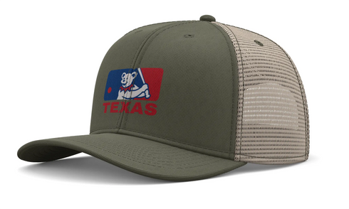 Grateful Dead - Texas Rangers Dancing Bear Logo Grateful Dead Trucker Cap - StealieShop