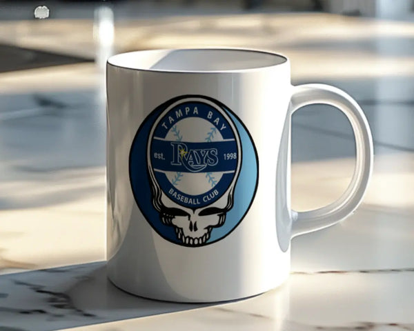Grateful Dead - Tampa Bay Rays Stealie 15 Ounce Coffee Mug - StealieShop