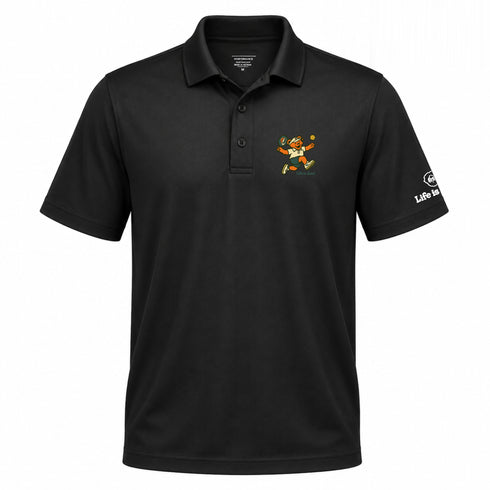 Pickleball Bear - Life is dead.® Premium Stealie Performance Polo