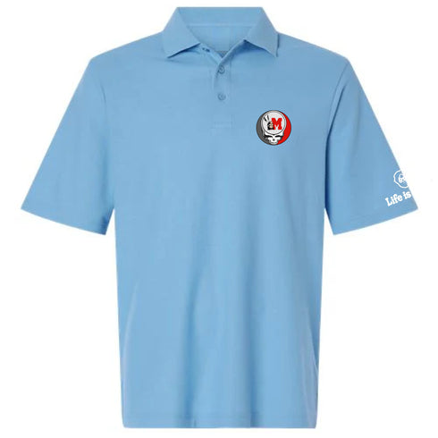 Ohio University Vintage Premium Stealie Performance Polo