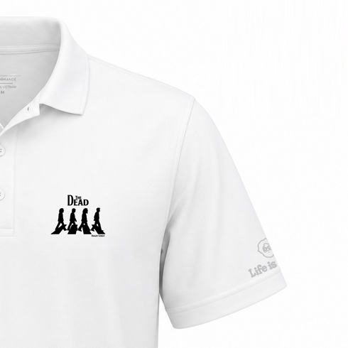 Jerry Road - Life is dead.® Premium Stealie Performance Polo