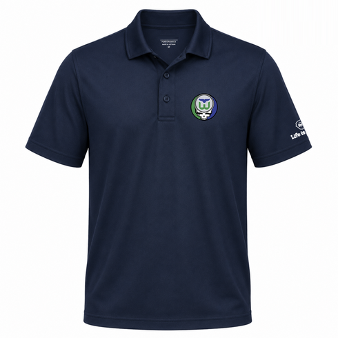 Hartford Whalers Premium Stealie Performance Polo