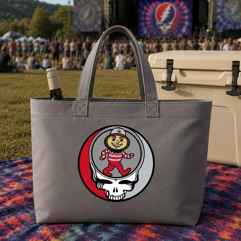 Ohio State University Dancing Buckeye Stealie Stealie Canvas Tote Bag