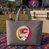 Calgary Flames Stealie Canvas Tote Bag