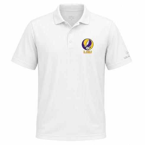 LSU Premium Stealie Performance Polo