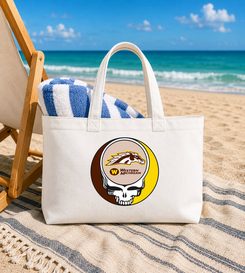 Western Michigan University Stealie Canvas Tote Bag