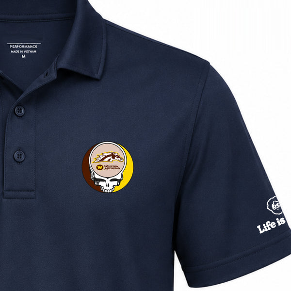 Western Michigan University Premium Stealie Performance Polo