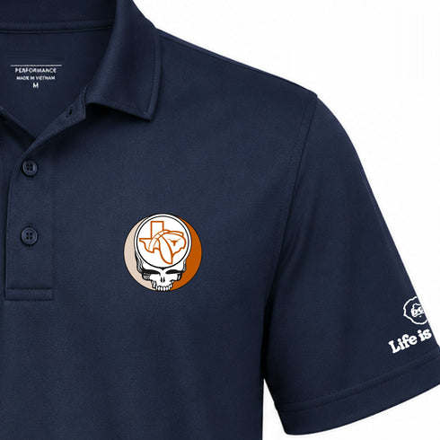 University of Texas Premium Stealie Performance Polo