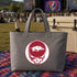 University of Arkansas Stealie Canvas Tote Bag