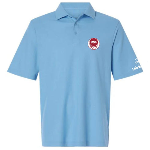University of Arkansas Premium Stealie Performance Polo