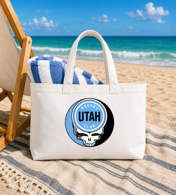 Utah Hockey Club Stealie Canvas Tote Bag