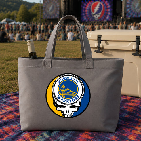 Golden State Warriors Stealie Canvas Tote Bag