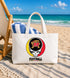 University of Maryland Football Stealie Canvas Tote Bag