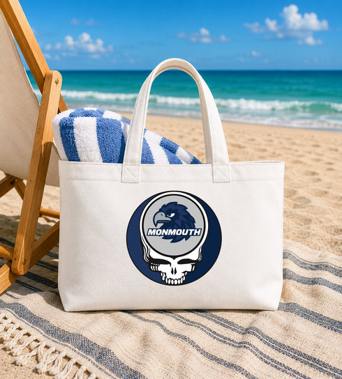 Monmouth University Stealie Canvas Tote Bag