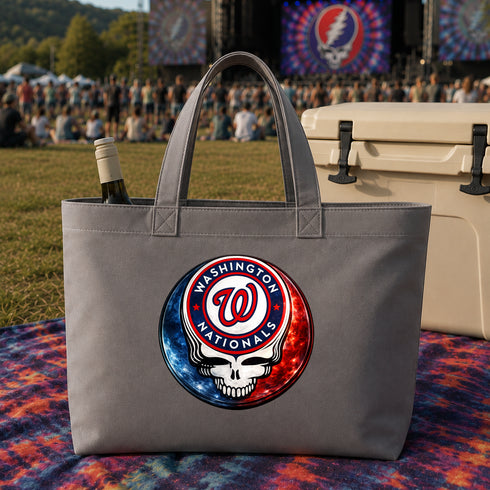 Washington Nationals Crystal Stealie Canvas Tote Bag