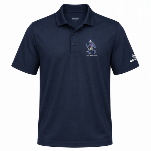 Hikin' Jerry - Life is dead.® Premium Stealie Performance Polo