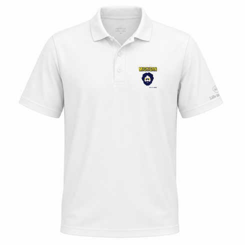 Michigan Jerry - Life is dead.® Premium Stealie Performance Polo