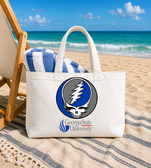 Georgia State University Stealie Canvas Tote Bag