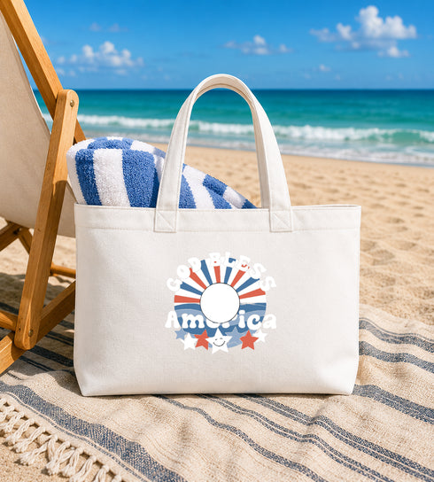 USA Stealie Canvas Tote Bag