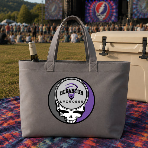 Scranton Lacrosse Stealie Canvas Tote Bag
