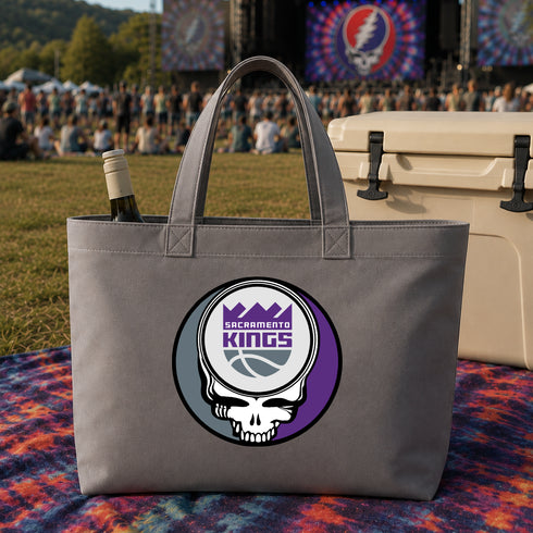 Los Angeles Kings Stealie Canvas Tote Bag