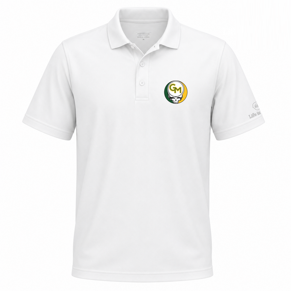 George Mason University Premium Stealie Performance Polo