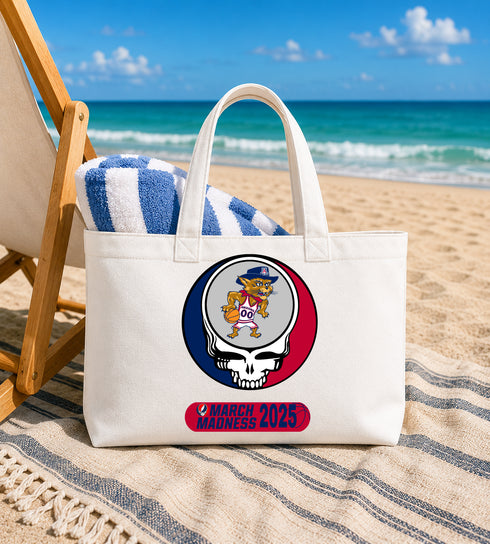University of Arizona March Madness Stealie Canvas Tote Bag