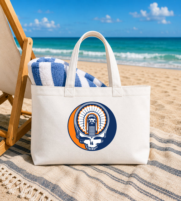 Chief Illinwek Stealie Canvas Tote Bag