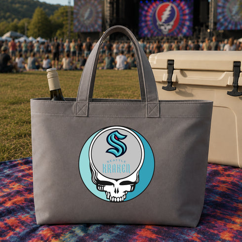 Seattle Kraken Stealie Canvas Tote Bag