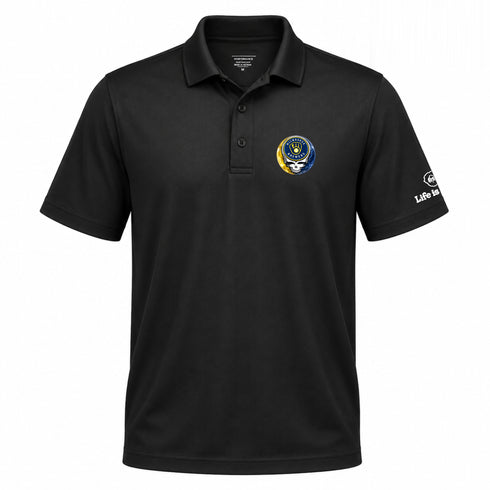 Milwaukee Brewers Crystal Premium Stealie Performance Polo