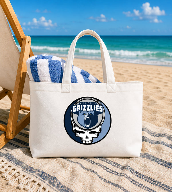Memphis Grizzlies Stealie Canvas Tote Bag