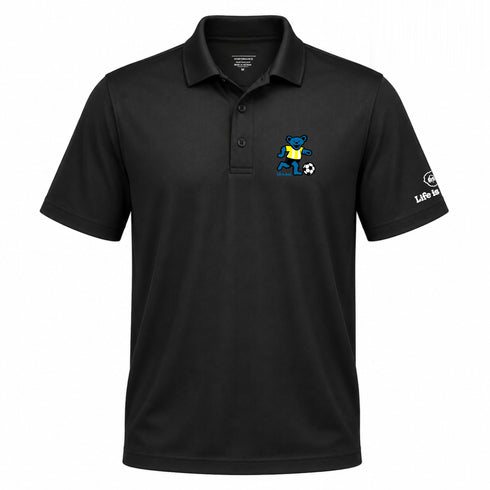 Futbol Bear - Life is dead.® Premium Stealie Performance Polo