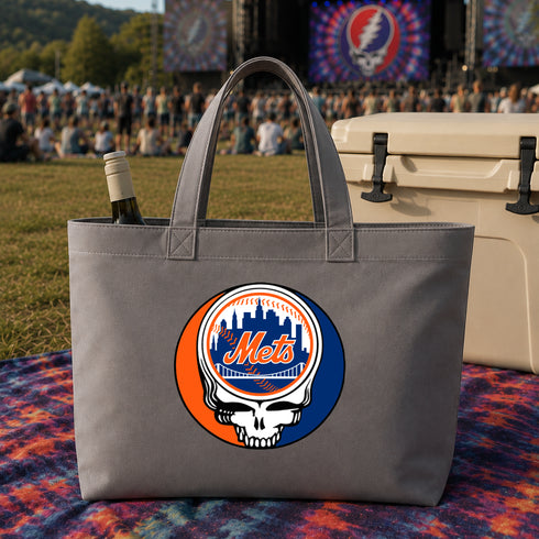New York Mets Stealie Canvas Tote Bag