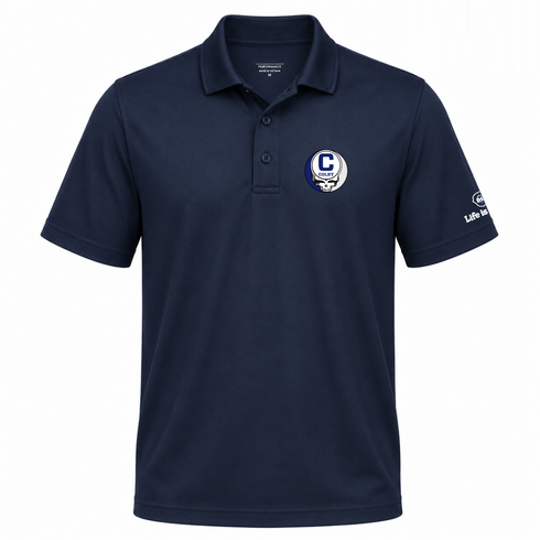 Colby College Premium Stealie Performance Polo