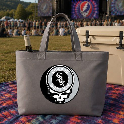 White Sox Stealie Canvas Tote Bag
