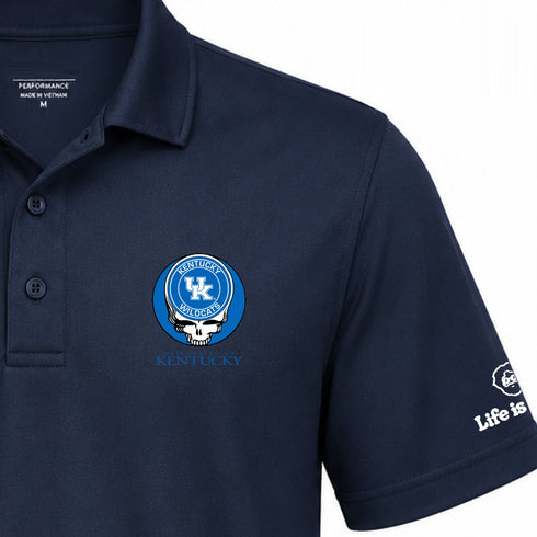 University of Kentucky Premium Stealie Performance Polo