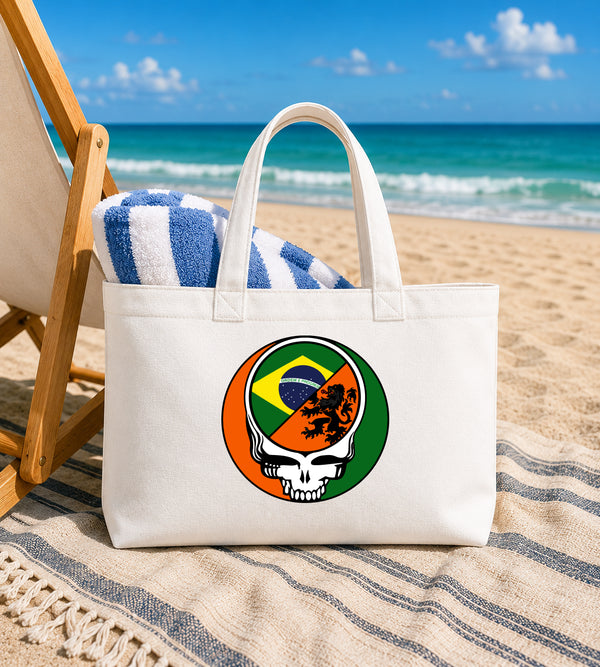 Brazil x Dut Stealie Canvas Tote Bag
