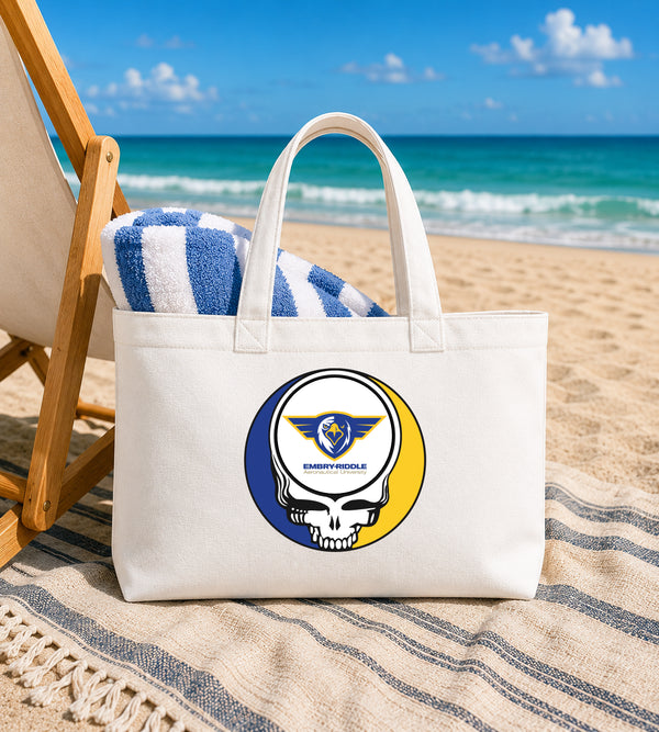 Embry Riddle Stealie Canvas Tote Bag