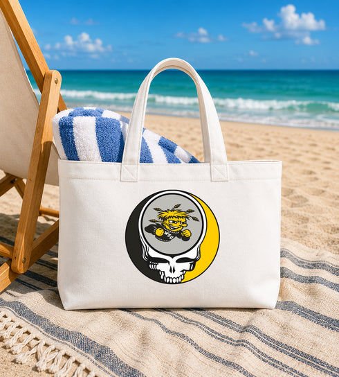 Wichita State University Stealie Canvas Tote Bag