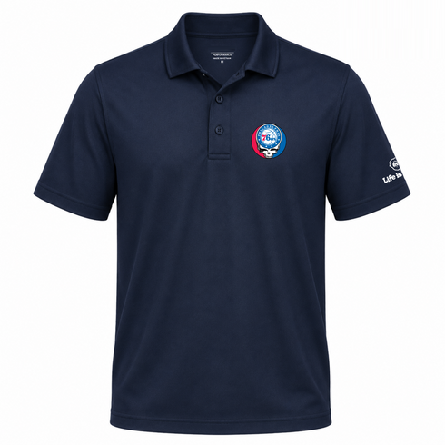 Philadelphia 76ers Premium Stealie Performance Polo