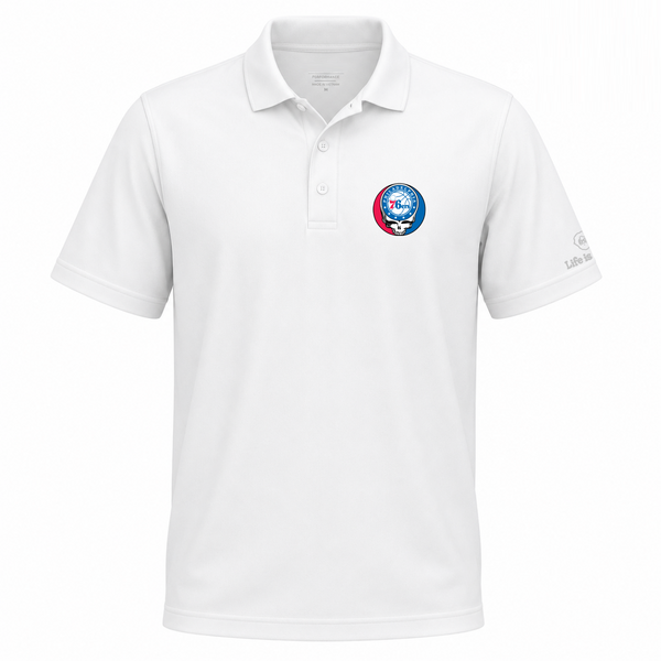 Philadelphia 76ers Premium Stealie Performance Polo