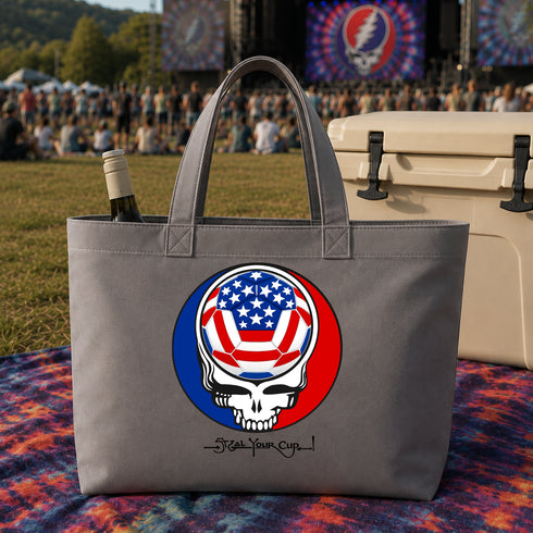 USA FIFA World Cup Stealie Canvas Tote Bag