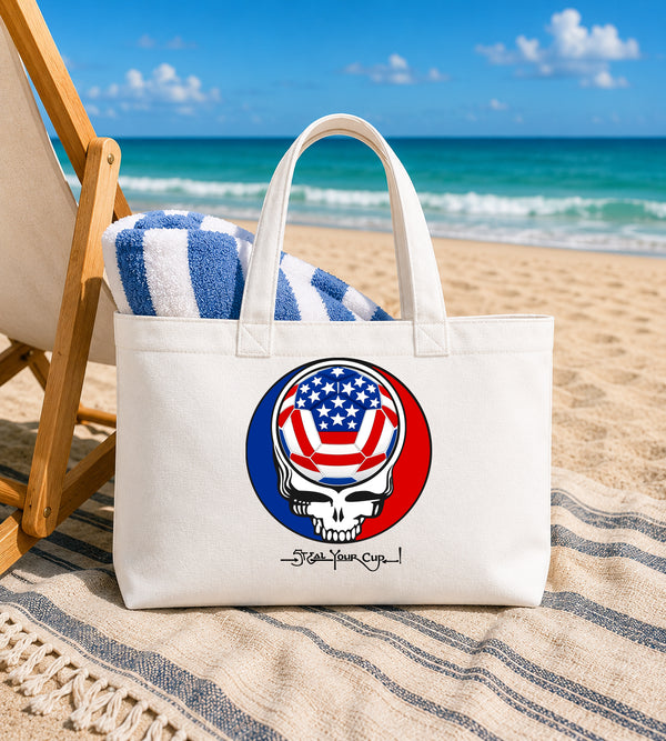 USA FIFA World Cup Stealie Canvas Tote Bag