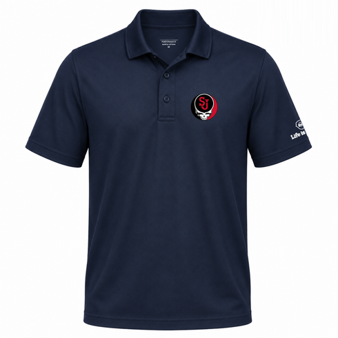 St John's University Premium Stealie Performance Polo