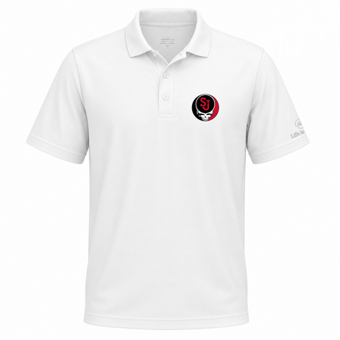 St John's University Premium Stealie Performance Polo