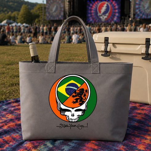 Brazil x Dutch World Cup Stealie Canvas Tote Bag