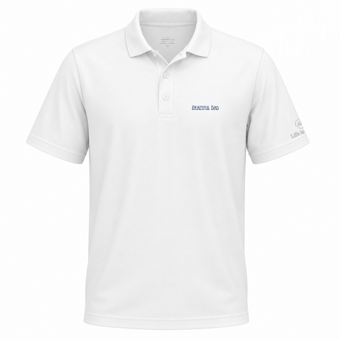 Grateful Dad Premium Stealie Performance Polo