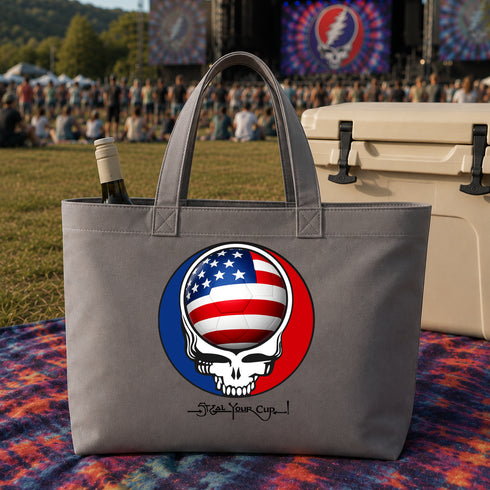 USA FIFA World Cup Stealie Canvas Tote Bag