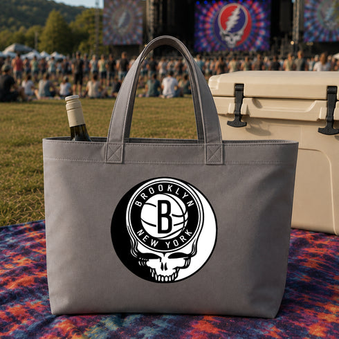 Brooklyn Nets Stealie Canvas Tote Bag