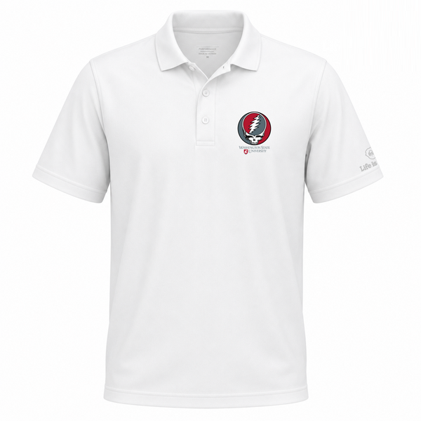 Washington State University Premium Stealie Performance Polo